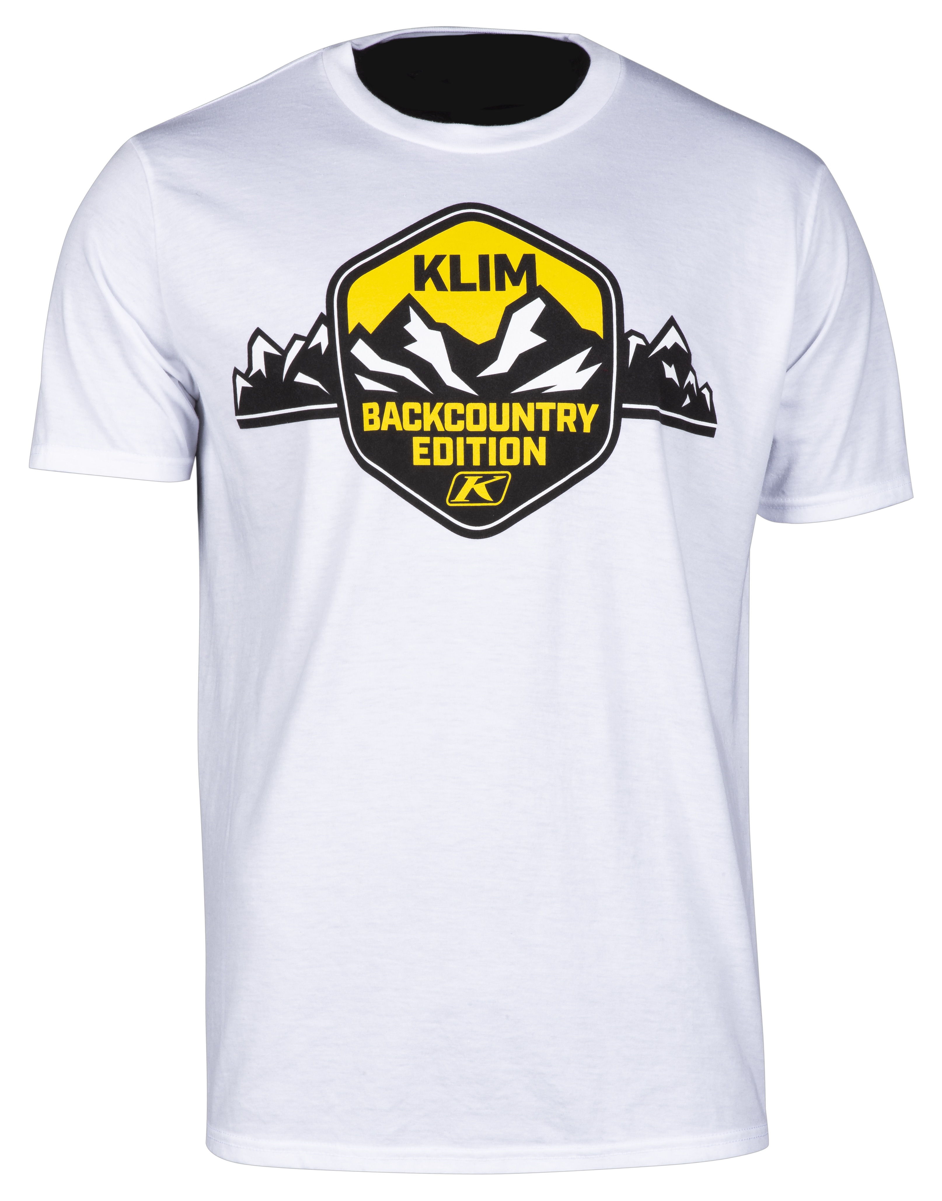 Футболка KLIM Backcountry Edition White Yellow 2021 Футболка KLIM Backcountry Edition White Yellow 2021