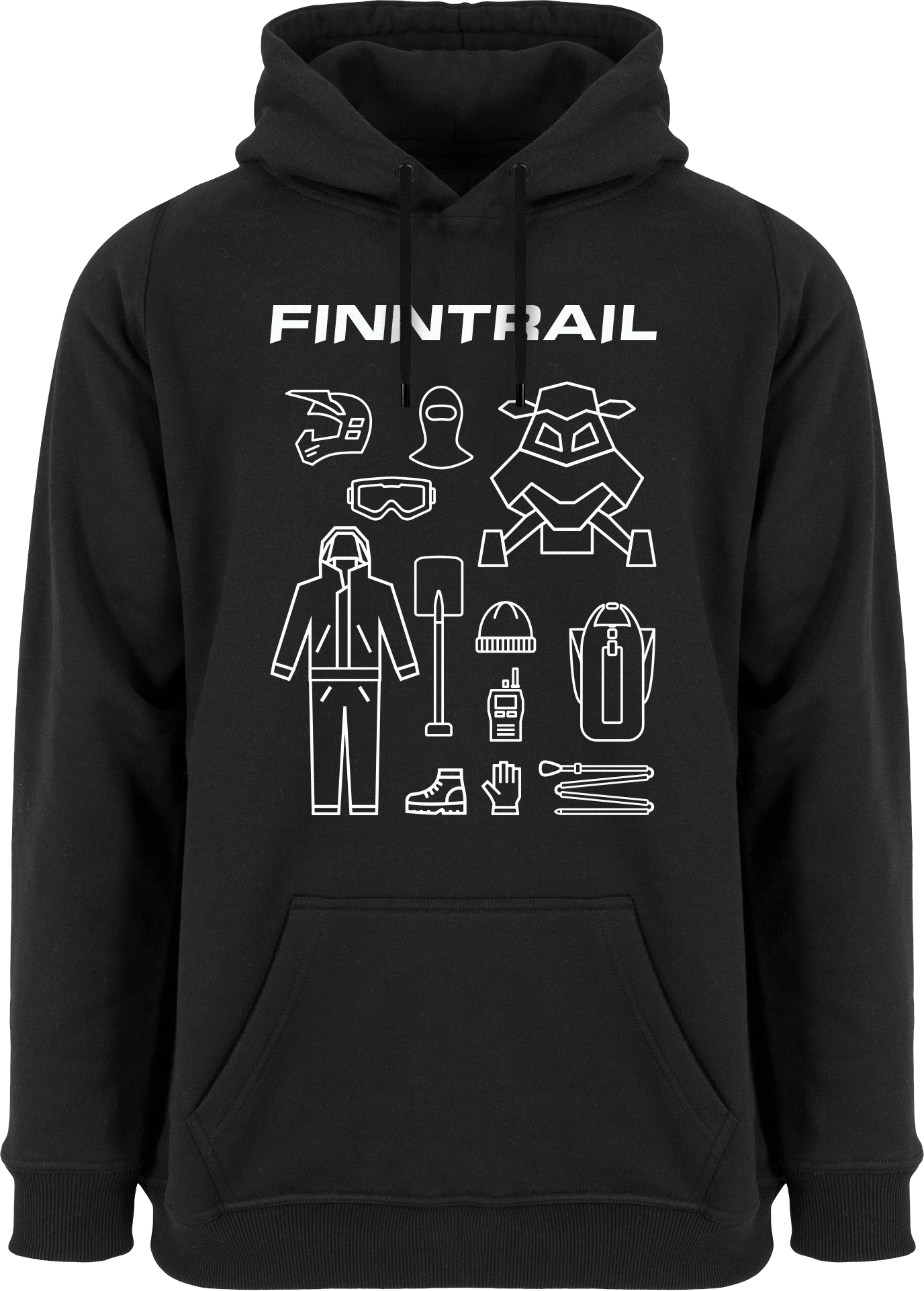 Худи FINNTRAIL H3 Black 2023 Худи FINNTRAIL H3 Black 2023