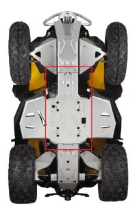 Защита днища BRP ATV Платформа G1 Алюминий Защита днища BRP ATV Платформа G1 Алюминий