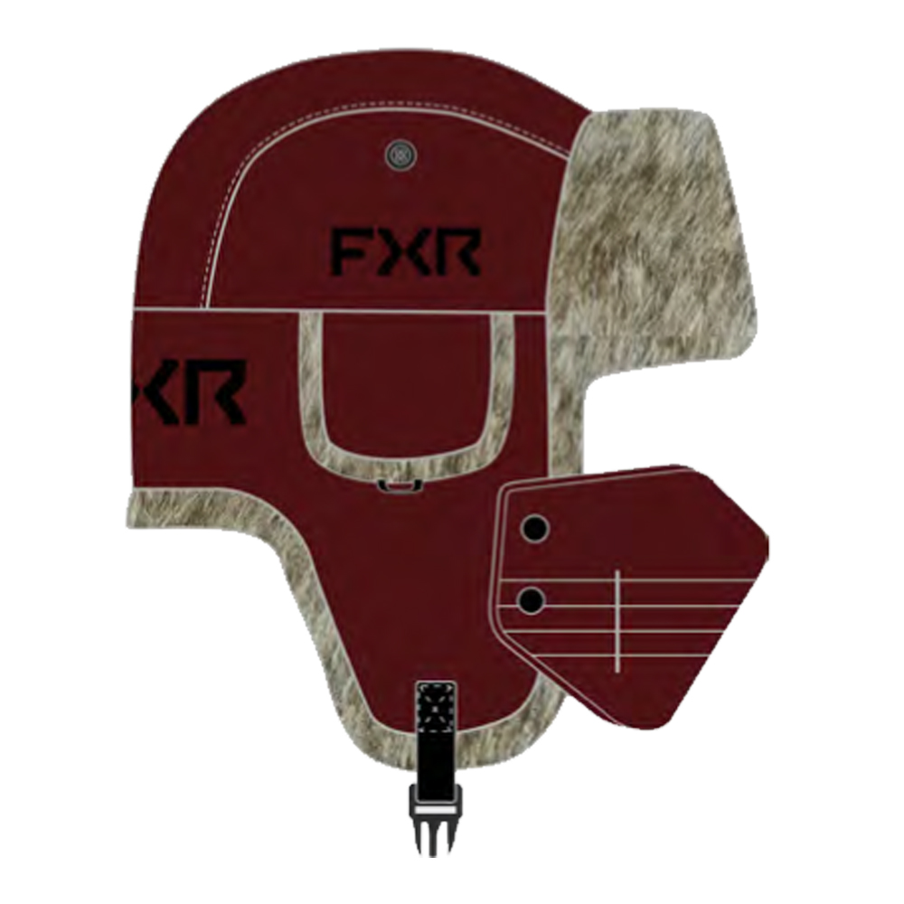 Шапка FXR Trapper Merlot Black 2025 Шапка FXR Trapper Merlot Black 2025