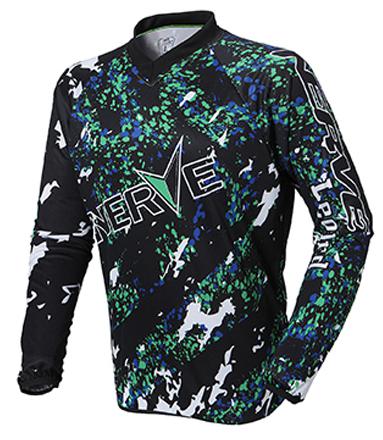 Джерси NERVE NY31 Black Green 2024 Джерси NERVE NY31 Black Green 2024