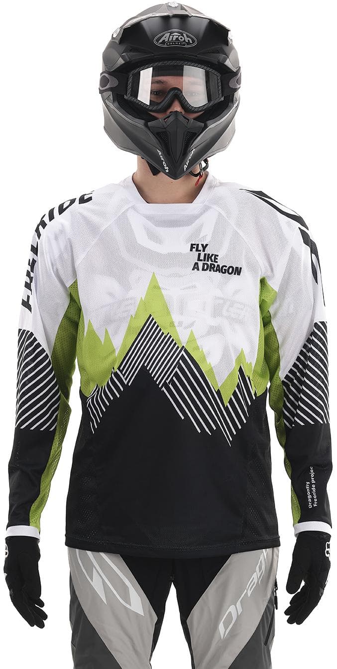 Джерси DRAGONFLY Black White 2021  Джерси DRAGONFLY Black White 2021