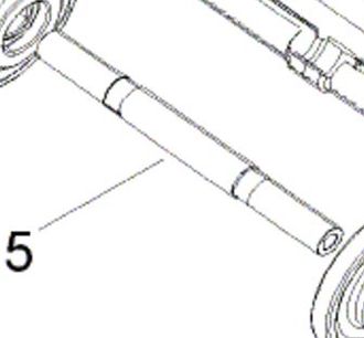 Вал BRP Передний 50-115 Задняя подвеска  Вал BRP Передний 50-115 Задняя подвеска