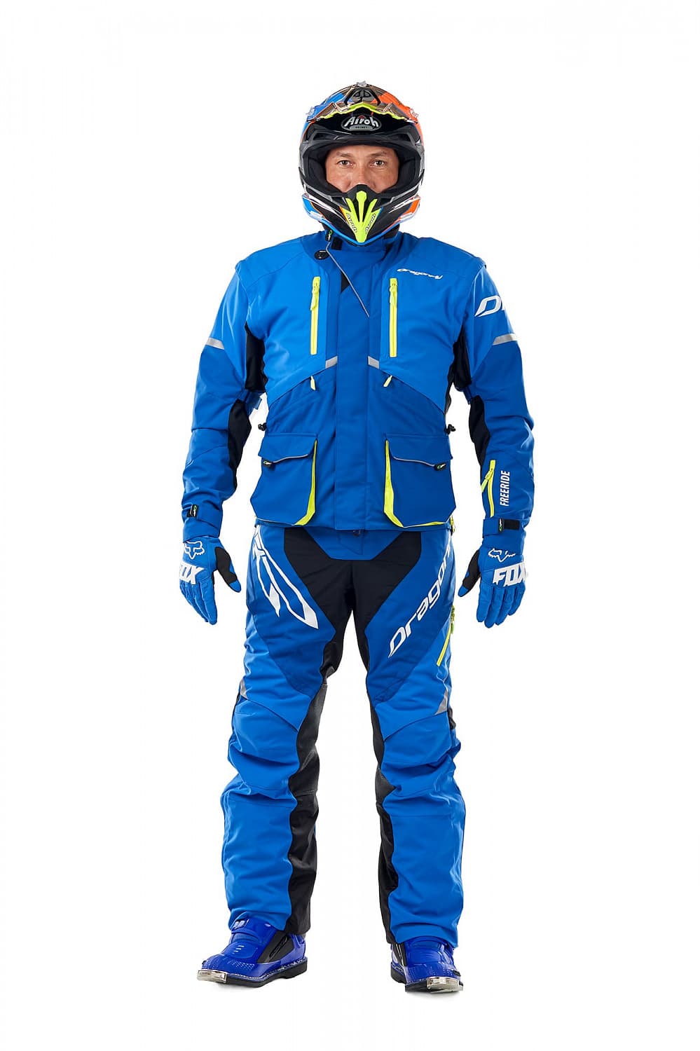 Куртка DRAGONFLY Эндуро Freeride DF Blue Yellow 2023 Куртка DRAGONFLY Эндуро Freeride DF Blue Yellow 2023