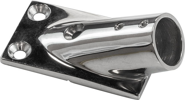 Основание стойки леера 1"(25,4мм), 30град. прямоуг Основание стойки леера 1"(25,4мм), 30град. прямоуг