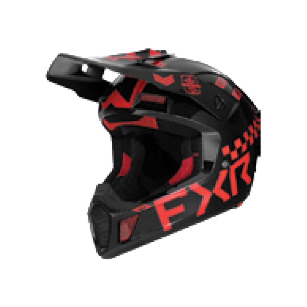 Шлем кроссовый FXR Clutch Gladiator Nuke Red 2024 Шлем кроссовый FXR Clutch Gladiator Nuke Red 2024