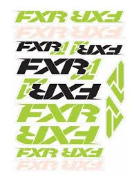 Комплект наклеек FXR Decal 2018 Комплект наклеек FXR Decal 2018