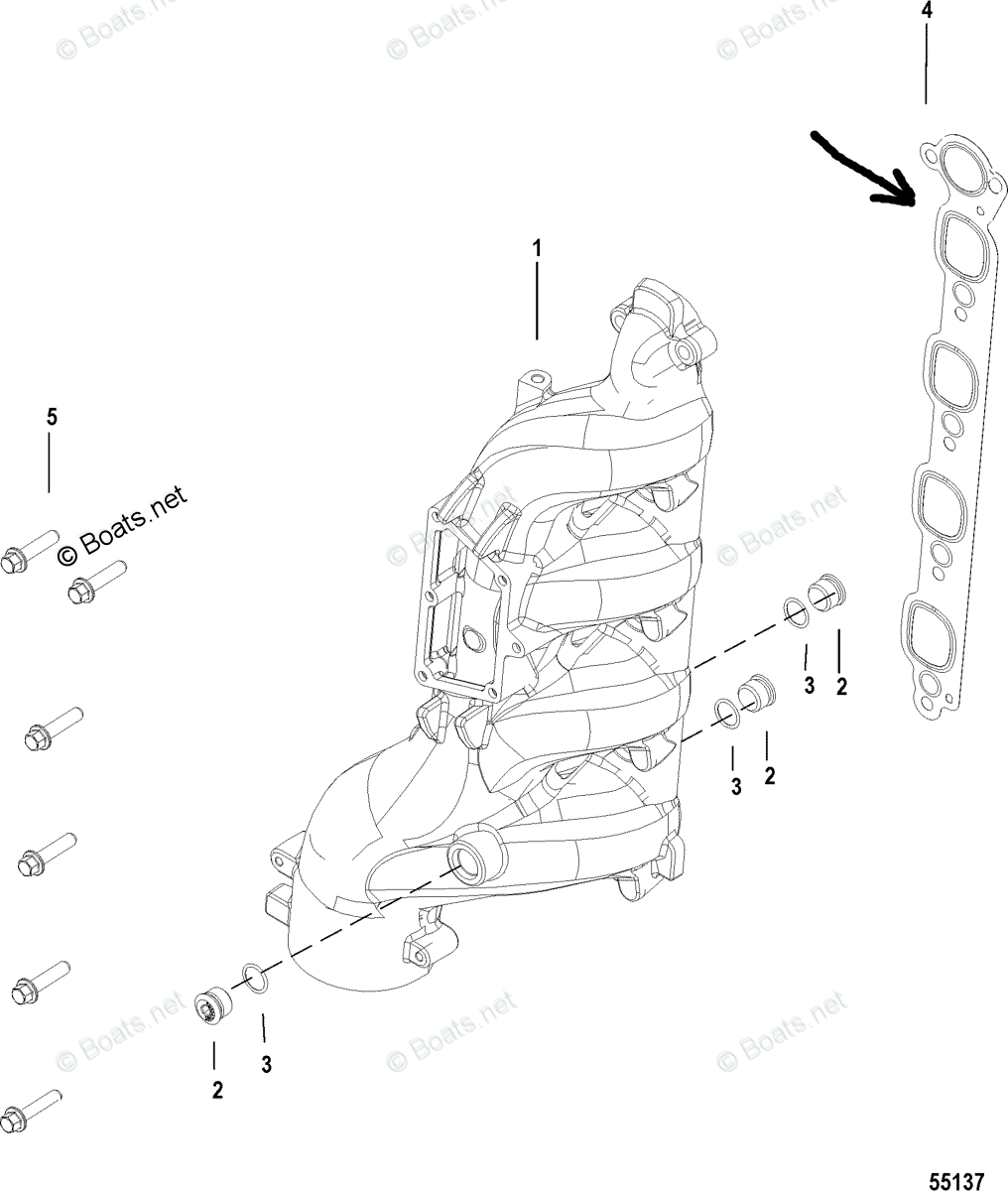 Прокладка коллектора F80-115 Прокладка коллектора F80-115