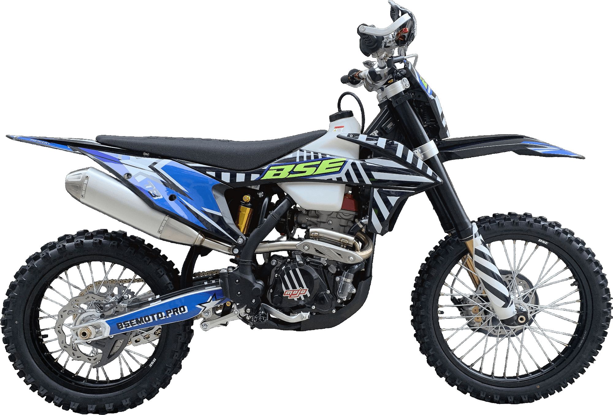 Мотоцикл кроссовый BSE T8 Blue Twister Мотоцикл кроссовый BSE T8 Blue Twister