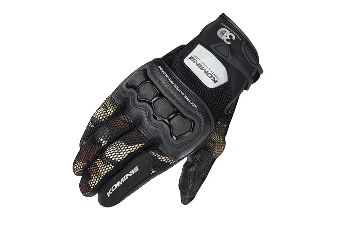 Перчатки KOMINE GK-215 Camo 2023 Перчатки KOMINE GK-215 Camo 2023