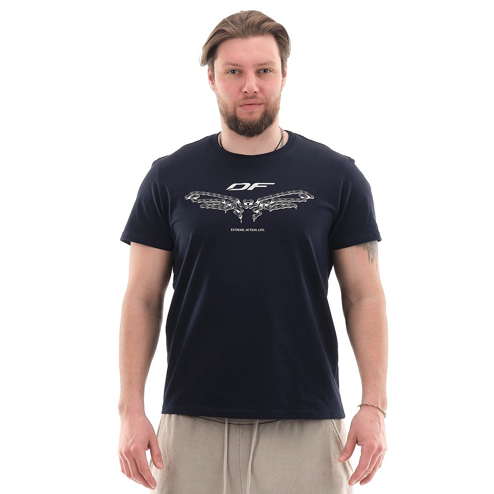 Футболка DRAGONFLY Chain Blue 2025 Футболка DRAGONFLY Chain Blue 2025