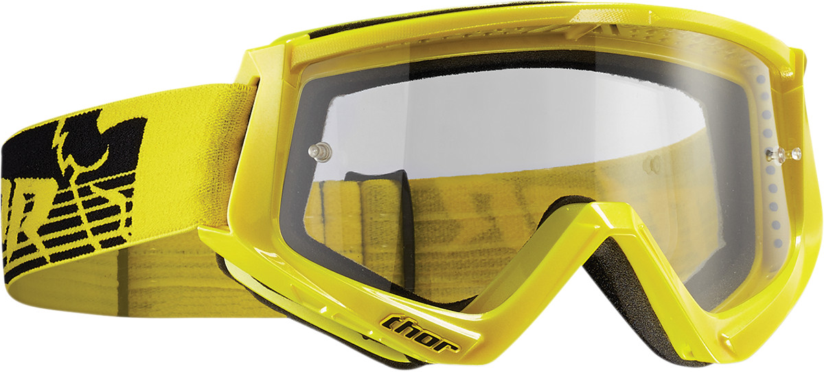 Очки кроссовые THOR White Yellow 2023 Очки кроссовые THOR White Yellow 2023