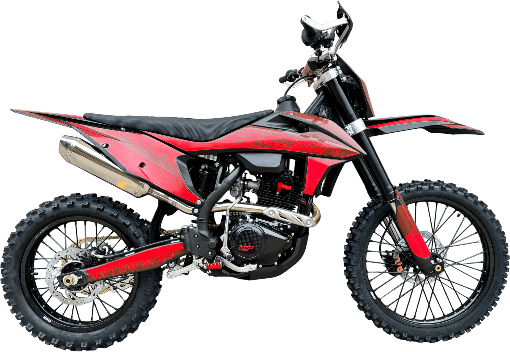 Мотоцикл кроссовый BSE T4 New Red Мотоцикл кроссовый BSE T4 New Red