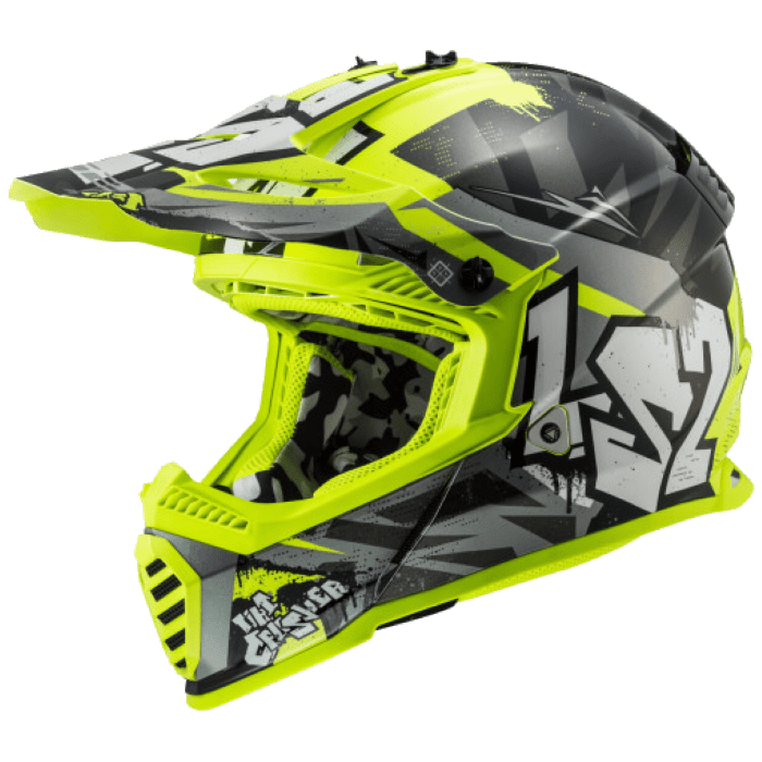 Шлем кроссовый LS2 MX437 FAST CRUSHER 2024 Шлем кроссовый LS2 MX437 FAST CRUSHER 2024