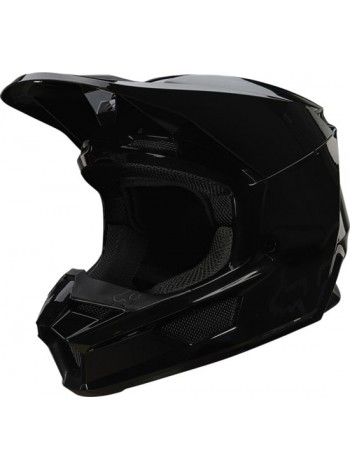 Шлем кроссовый FOX V1 Plaic Helmet Black 2022 Шлем кроссовый FOX V1 Plaic Helmet Black 2022