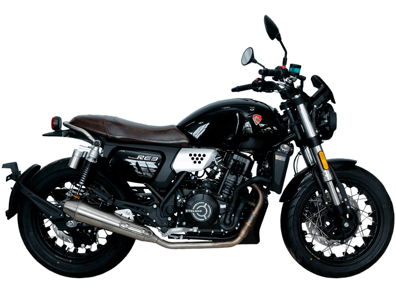 Мотоцикл CYCLONE RE3 (SR400) Черный Мотоцикл CYCLONE RE3 (SR400) Черный