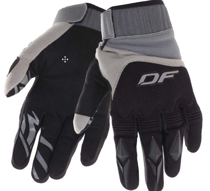 Перчатки DRAGONFLY Enduro Gray Black 2025 Перчатки DRAGONFLY Enduro Gray Black 2025