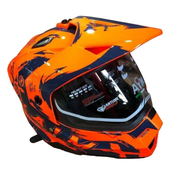 Шлем детский кроссовый WLT125 Orange Black 2022 Шлем детский кроссовый WLT125 Orange Black 2022