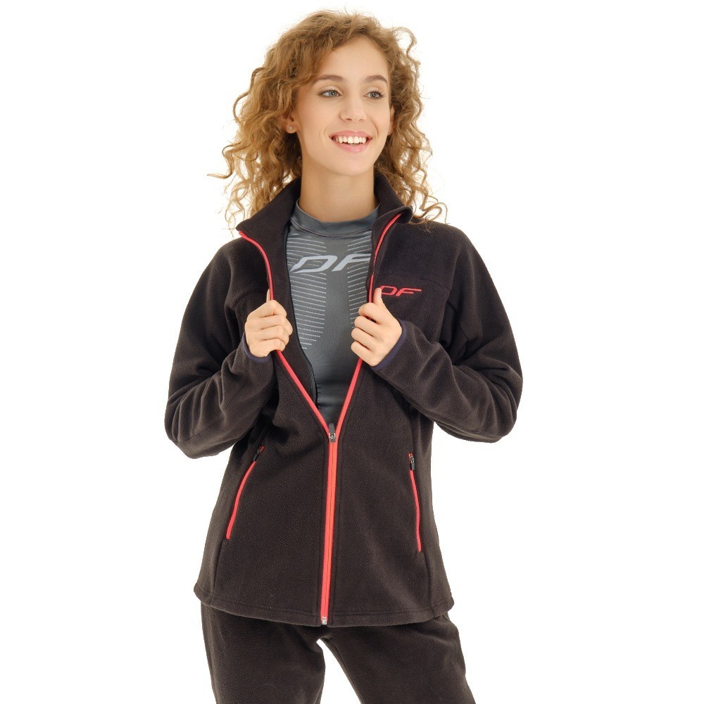 Кофта женская DRAGONFLY Level Black Red 2023 Кофта женская DRAGONFLY Level Black Red 2023
