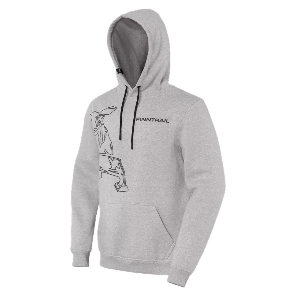 Худи FINNTRAIL Snowmobile Grey 2025 Худи FINNTRAIL Snowmobile Grey 2025