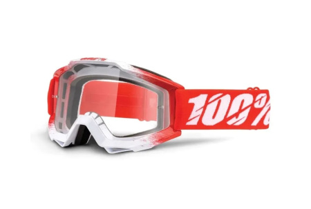 Очки 100% Strata MX Replica White Red 2024 Очки 100% Strata MX Replica White Red 2024