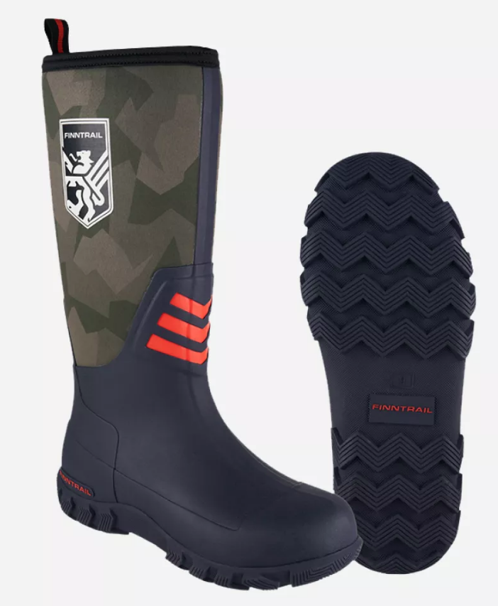 Сапоги FINNTRAIL Outlander Camo Shadow Green 2024 Сапоги FINNTRAIL Outlander Camo Shadow Green 2024