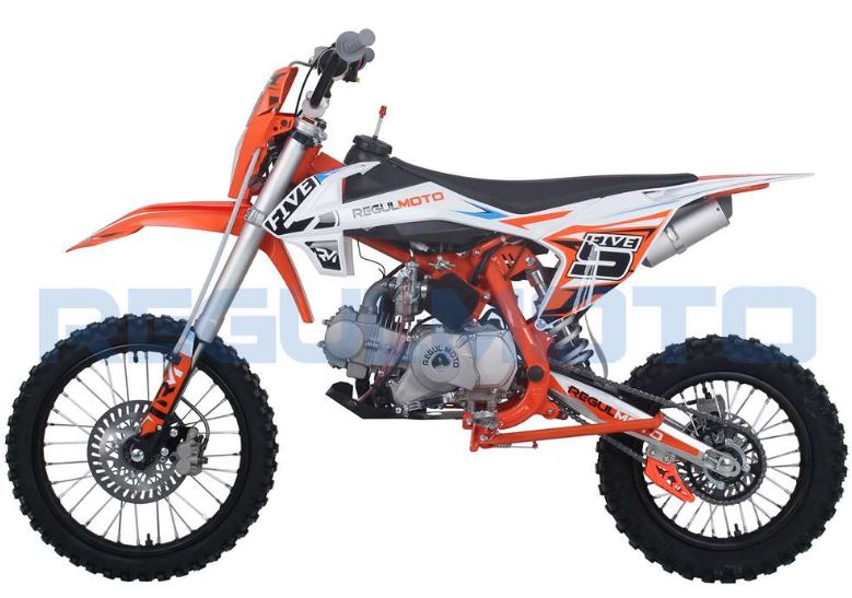 Питбайк Regulmoto FIVE EA (полуавтомат КПП) Оранжевый/Белый Питбайк Regulmoto FIVE EA (полуавтомат КПП) Оранжевый/Белый