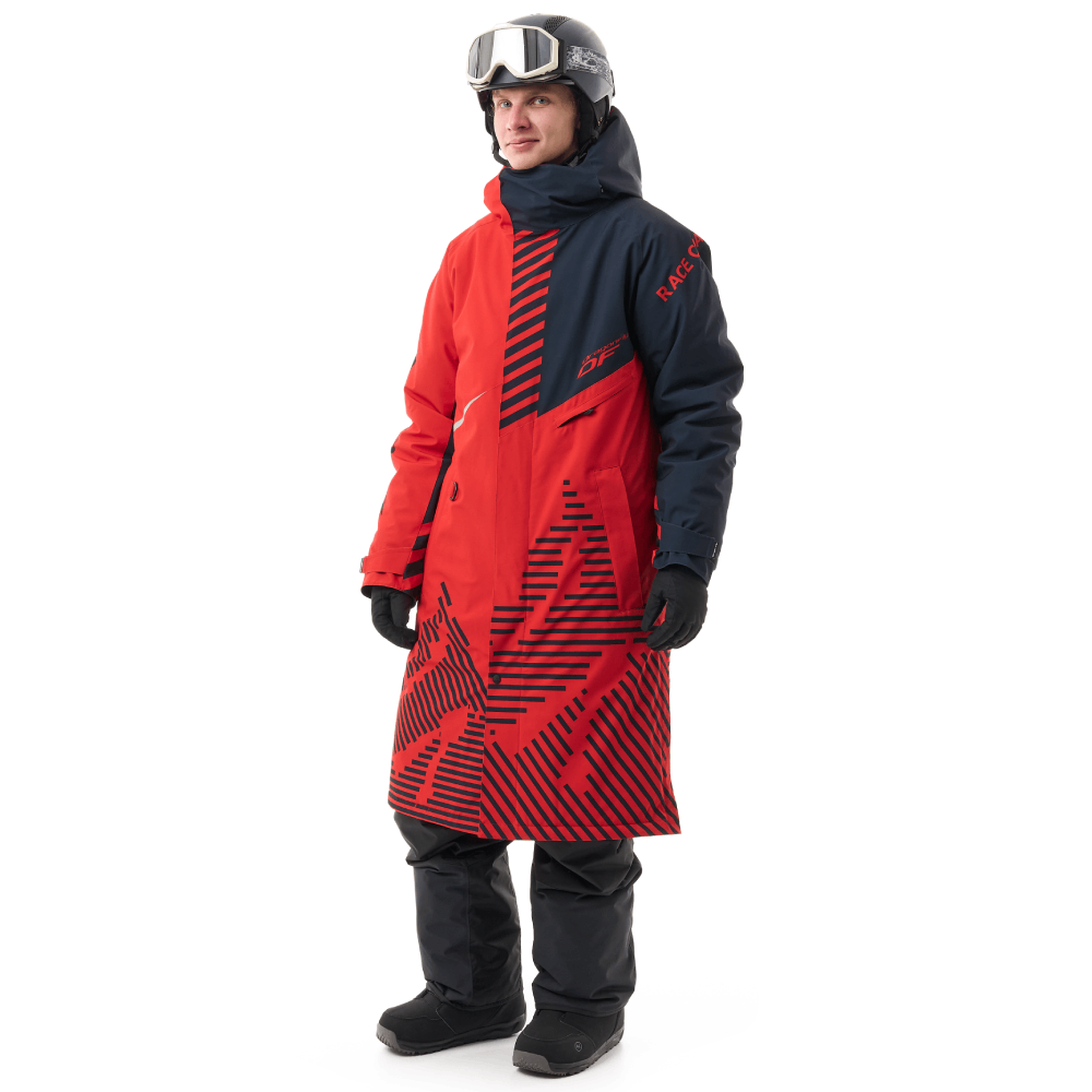 Плащ DRAGONFLY Race Coat Man Red Black 2026 Плащ DRAGONFLY Race Coat Man Red Black 2026