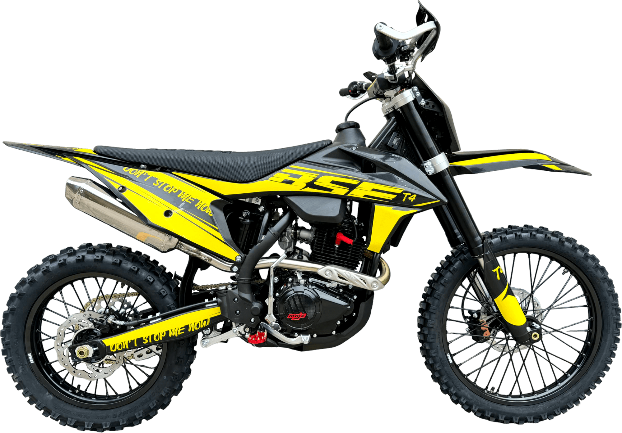 Мотоцикл кроссовый BSE T4 New Yellow Мотоцикл кроссовый BSE T4 New Yellow