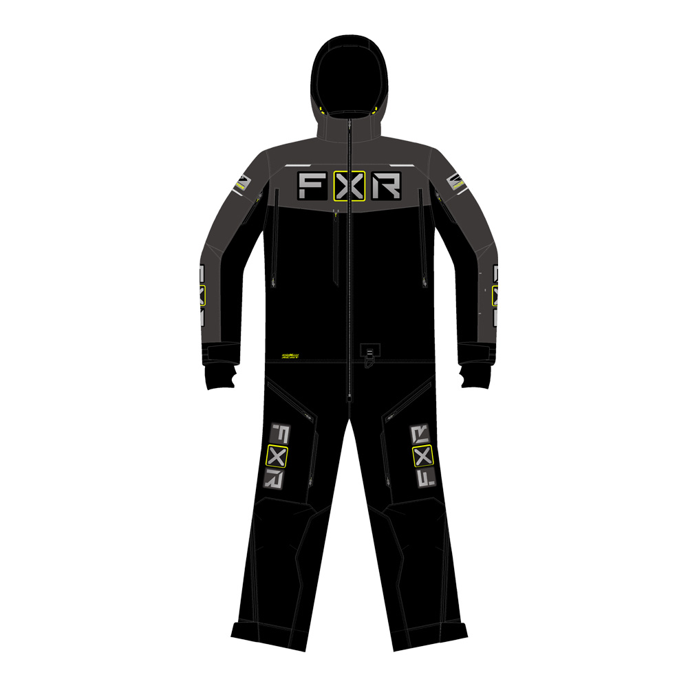 Комбинезон лёгкий FXR Maverick Black Char HiVis 2023 Комбинезон лёгкий FXR Maverick Black Char HiVis 2023