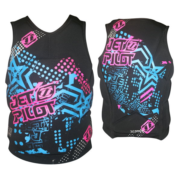 Жилет противоударный женский JETPILOT F22 Black 2021 Жилет противоударный женский JETPILOT F22 Black 2021