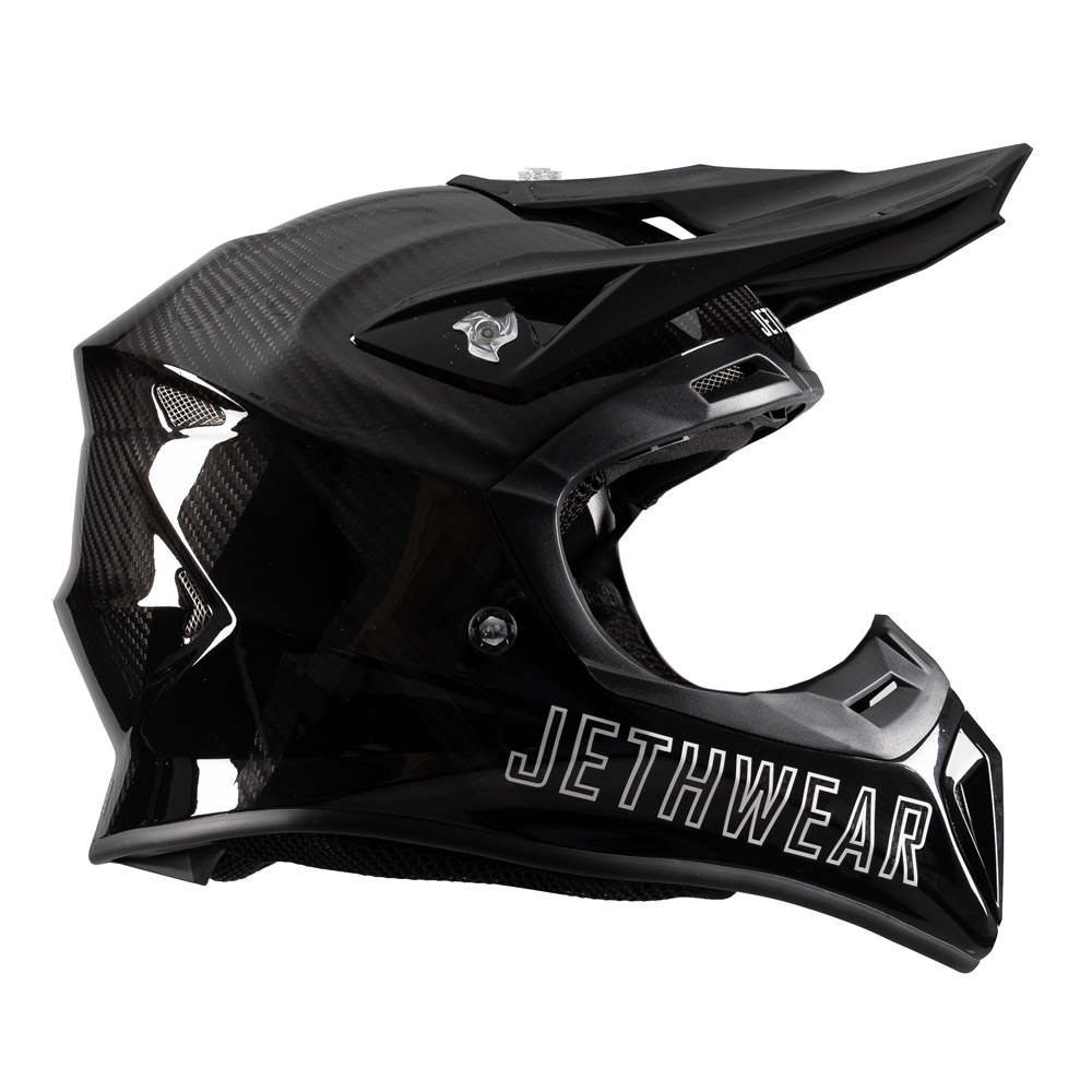 Шлем кроссовый JETHWEAR Imperial Black White 2023 Шлем кроссовый JETHWEAR Imperial Black White 2023