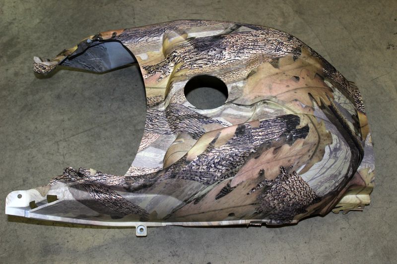 Облицовка бензобака кленовый камуфляж CFMOTO X5, X6 Облицовка бензобака кленовый камуфляж CFMOTO X5, X6