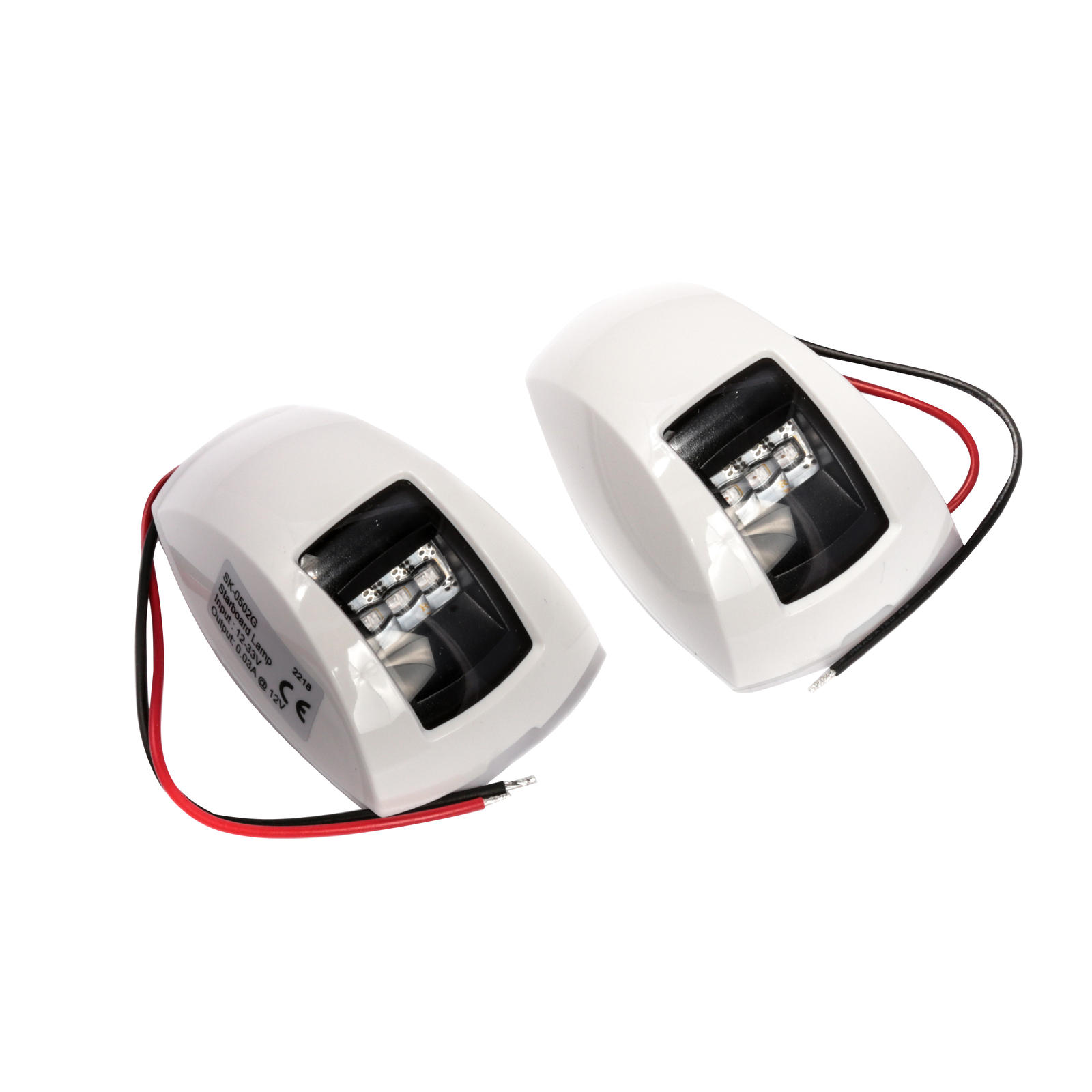 Огни ходовые накладные Skipper (красный/зеленый) Огни ходовые накладные Skipper (красный/зеленый)