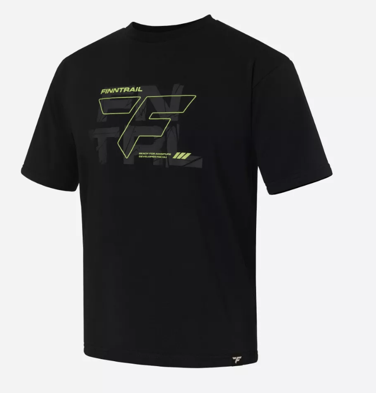 Футболка FINNTRAIL Big Logo Black 2025 Футболка FINNTRAIL Big Logo Black 2025