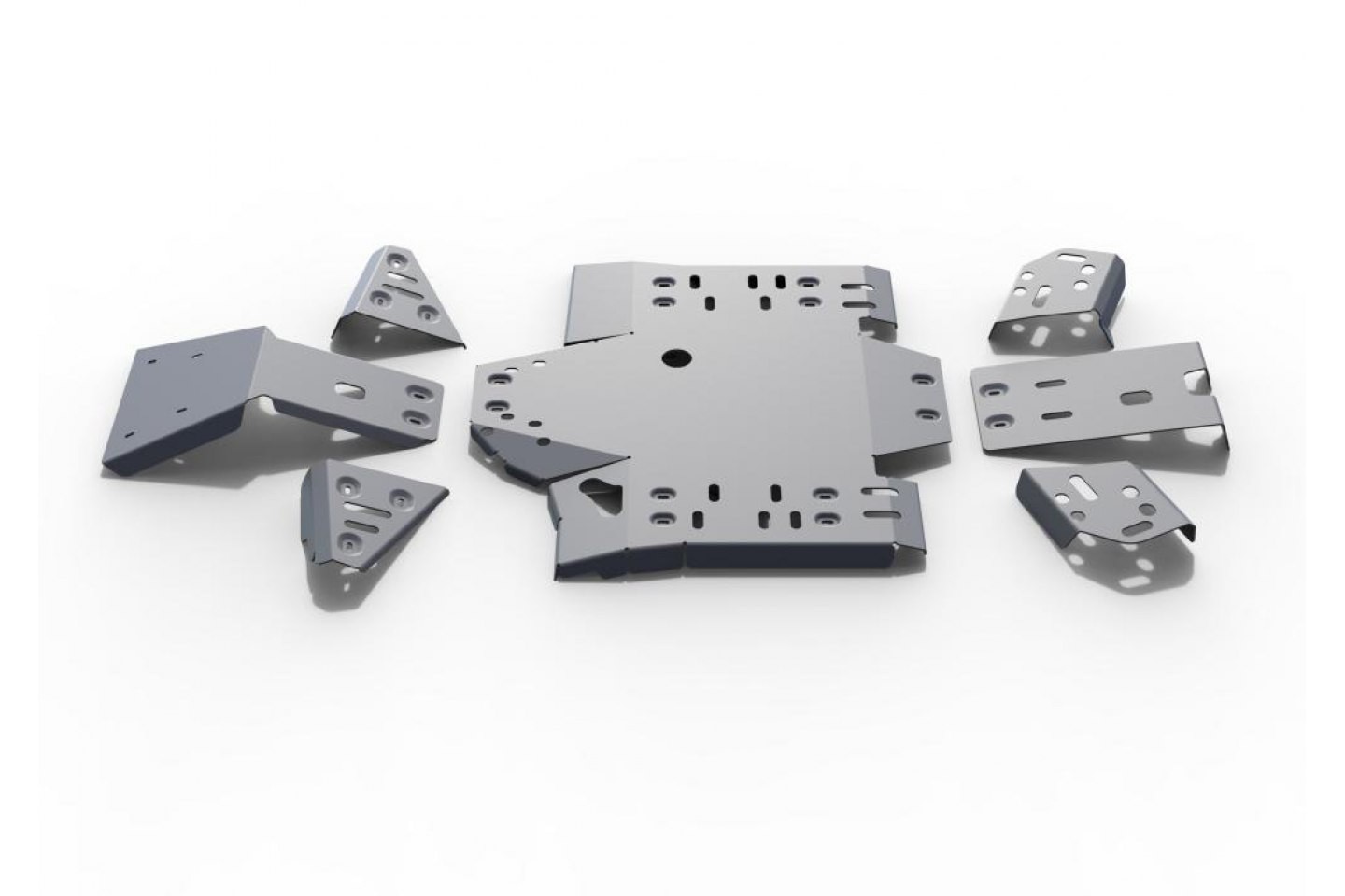 Защита днища CF MOTO 500 А, 500 2A (2011-2015) Алюминий Rival Защита днища CF MOTO 500 А, 500 2A (2011-2015) Алюминий Rival