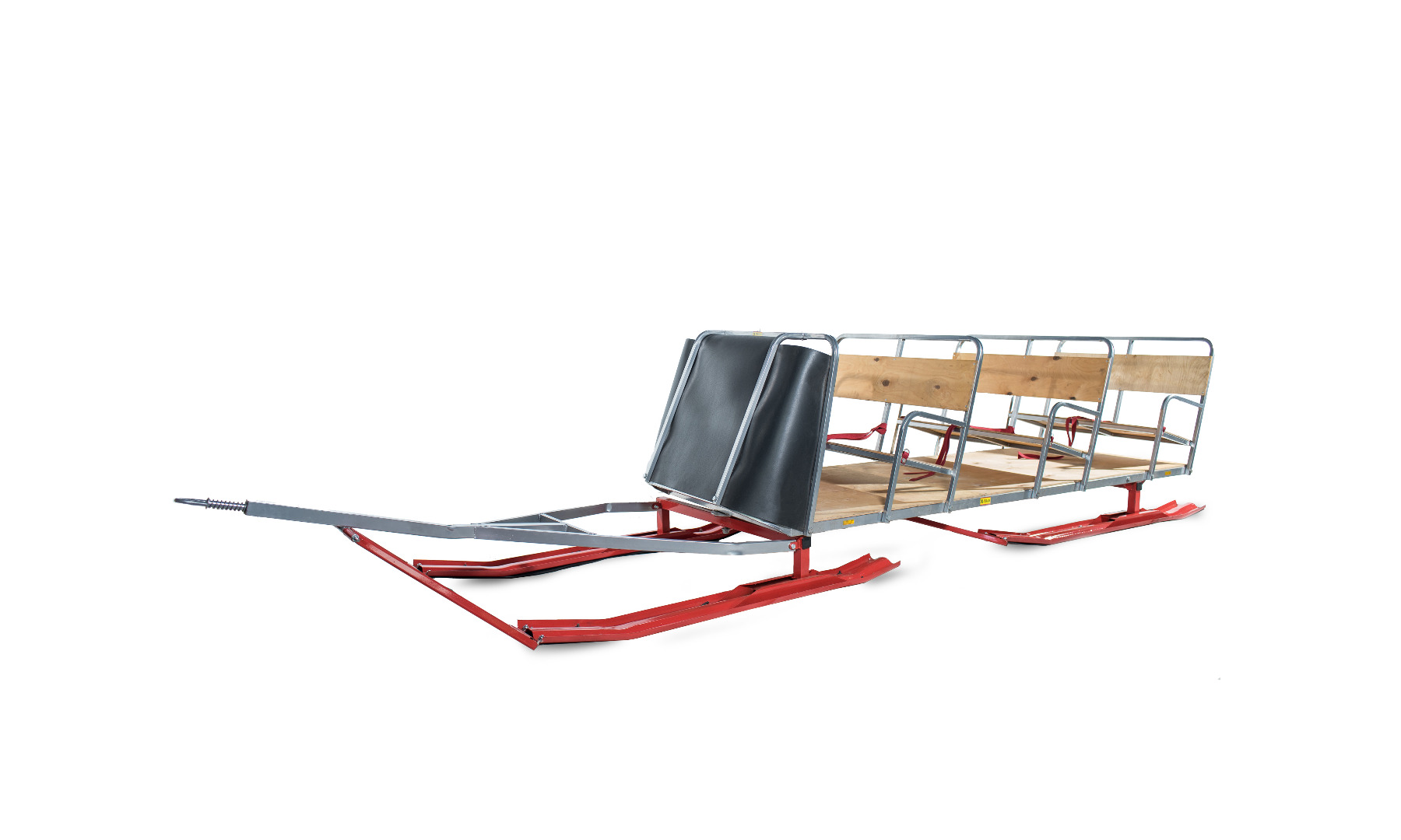 Сани-волокуши для снегохода "Пассажирские 6 мест" красный  Сани-волокуши для снегохода "Пассажирские 6 мест" красный