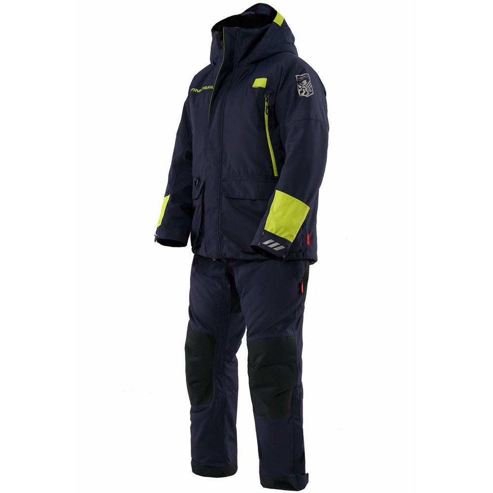 Комбинезон утеплённый FINNTRAIL Outback Dark Grey Lime 2022 Комбинезон утеплённый FINNTRAIL Outback Dark Grey Lime 2022