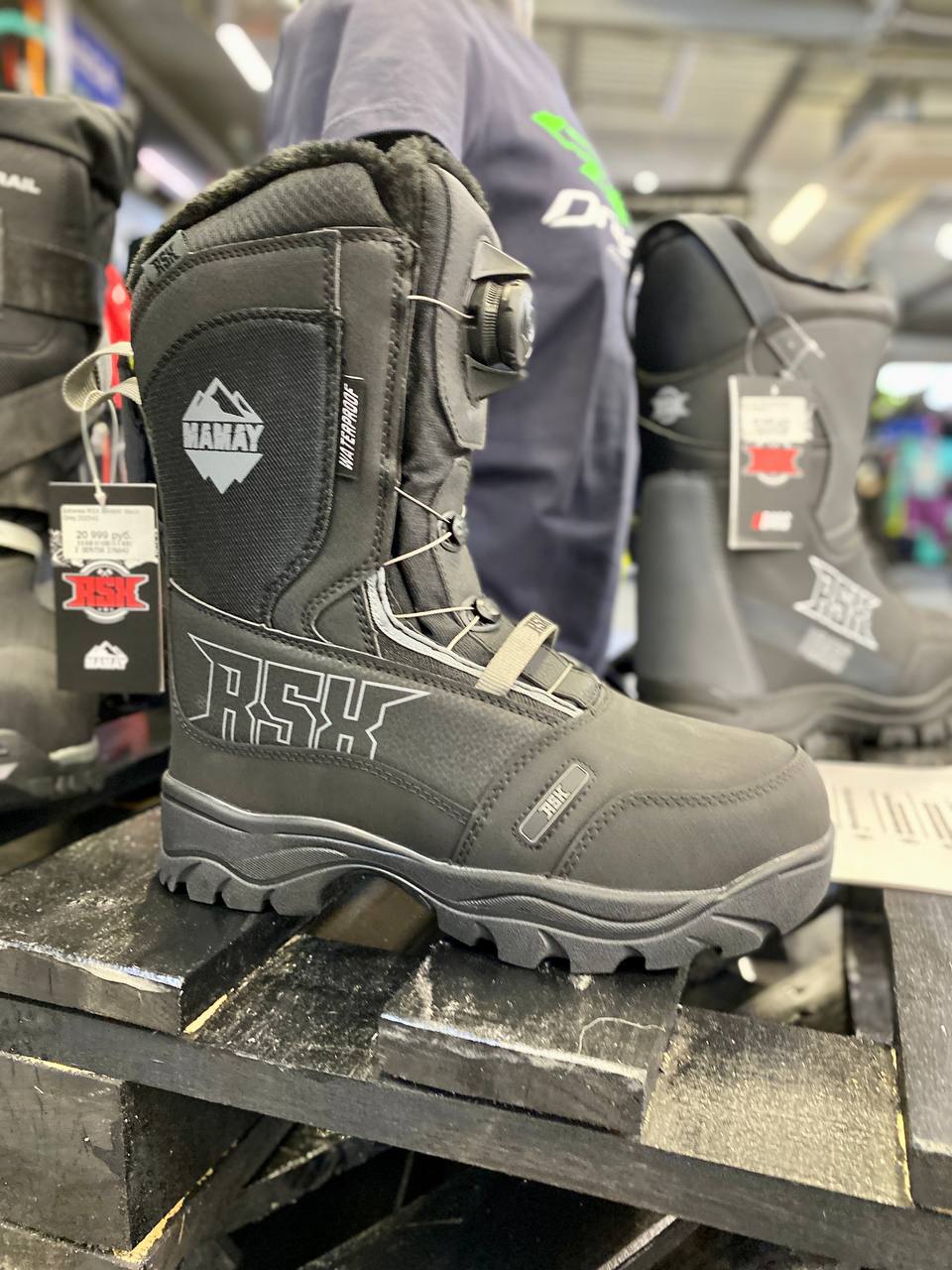 Ботинки RSX MAMAY Black Grey 2025 Ботинки RSX MAMAY Black Grey 2025