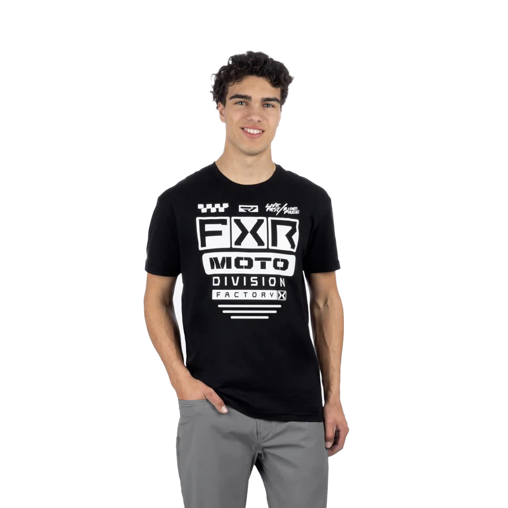 Футболка FXR Gladiator Premium Black White 2025 Футболка FXR Gladiator Premium Black White 2025