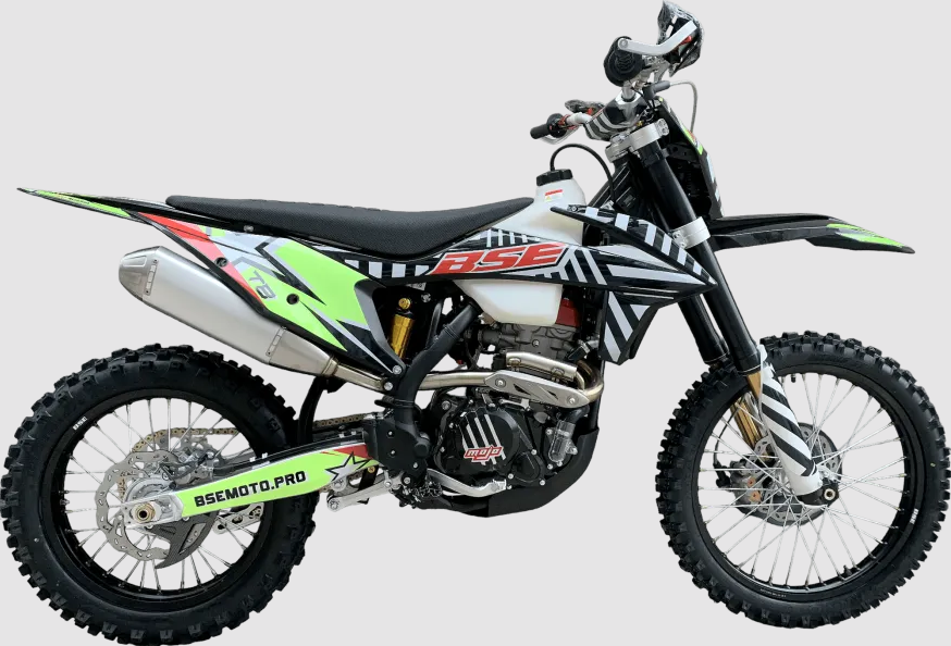 Мотоцикл кроссовый BSE T8 Green Twister Мотоцикл кроссовый BSE T8 Green Twister