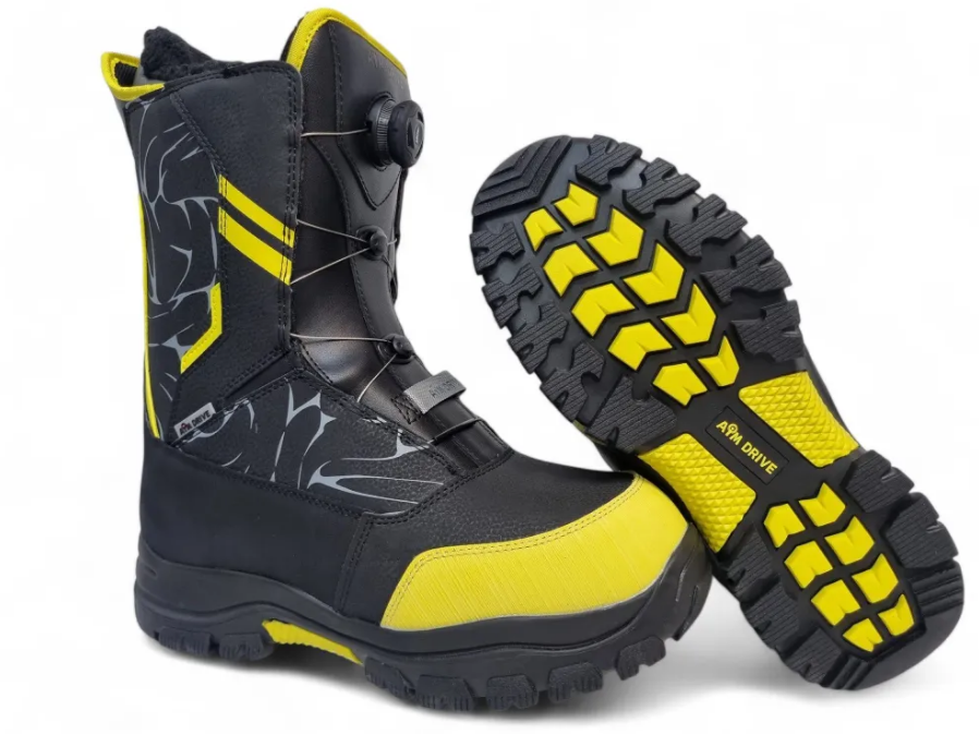Ботинки AIM Drive Snowmobile Boots Yellow 2025 Ботинки AIM Drive Snowmobile Boots Yellow 2025
