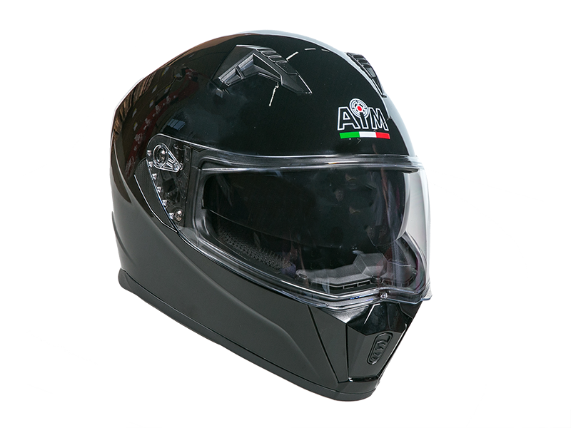Шлем интеграл AIM JK320 Black Glossy 2021 Шлем интеграл AIM JK320 Black Glossy 2021