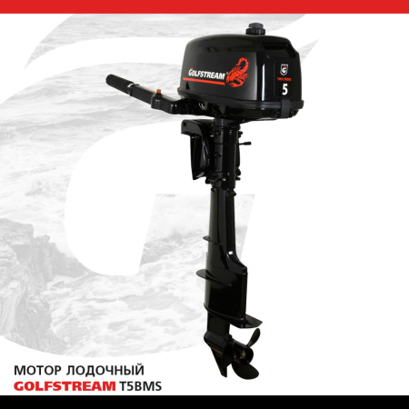 Мотор лодочный подвесной GOLFSTREAM T5BMS Мотор лодочный подвесной GOLFSTREAM T5BMS