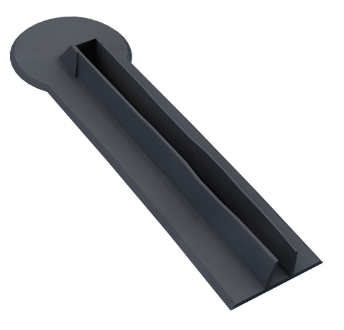 Фиксатор транца 25 мм (черный) Badger  Фиксатор транца 25 мм (черный) Badger