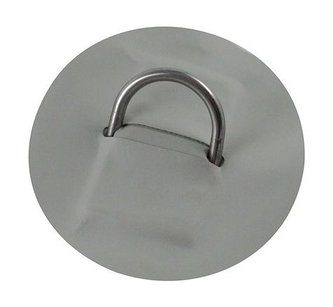 Кольцо D-образное малое с серой накладкой Кольцо D-образное малое с серой накладкой