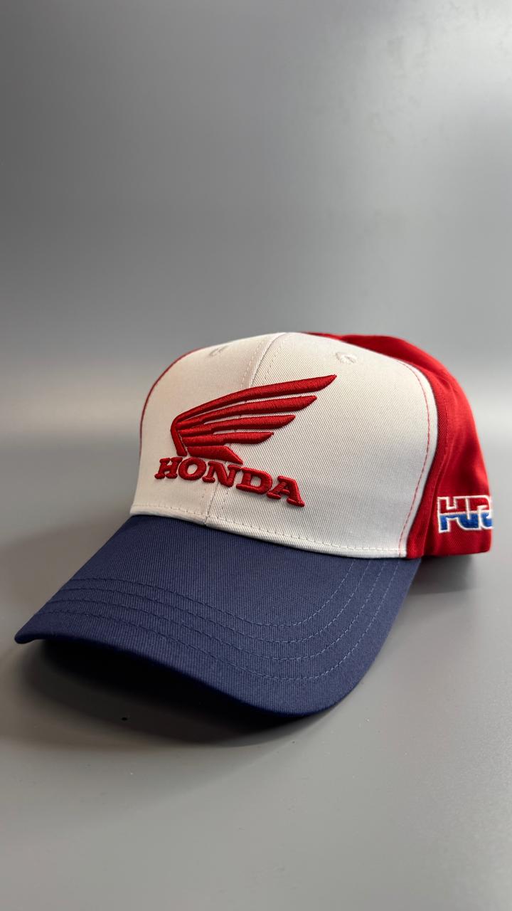 Бейсболка HONDA HRC White Red Blue 2025 Бейсболка HONDA HRC White Red Blue 2025