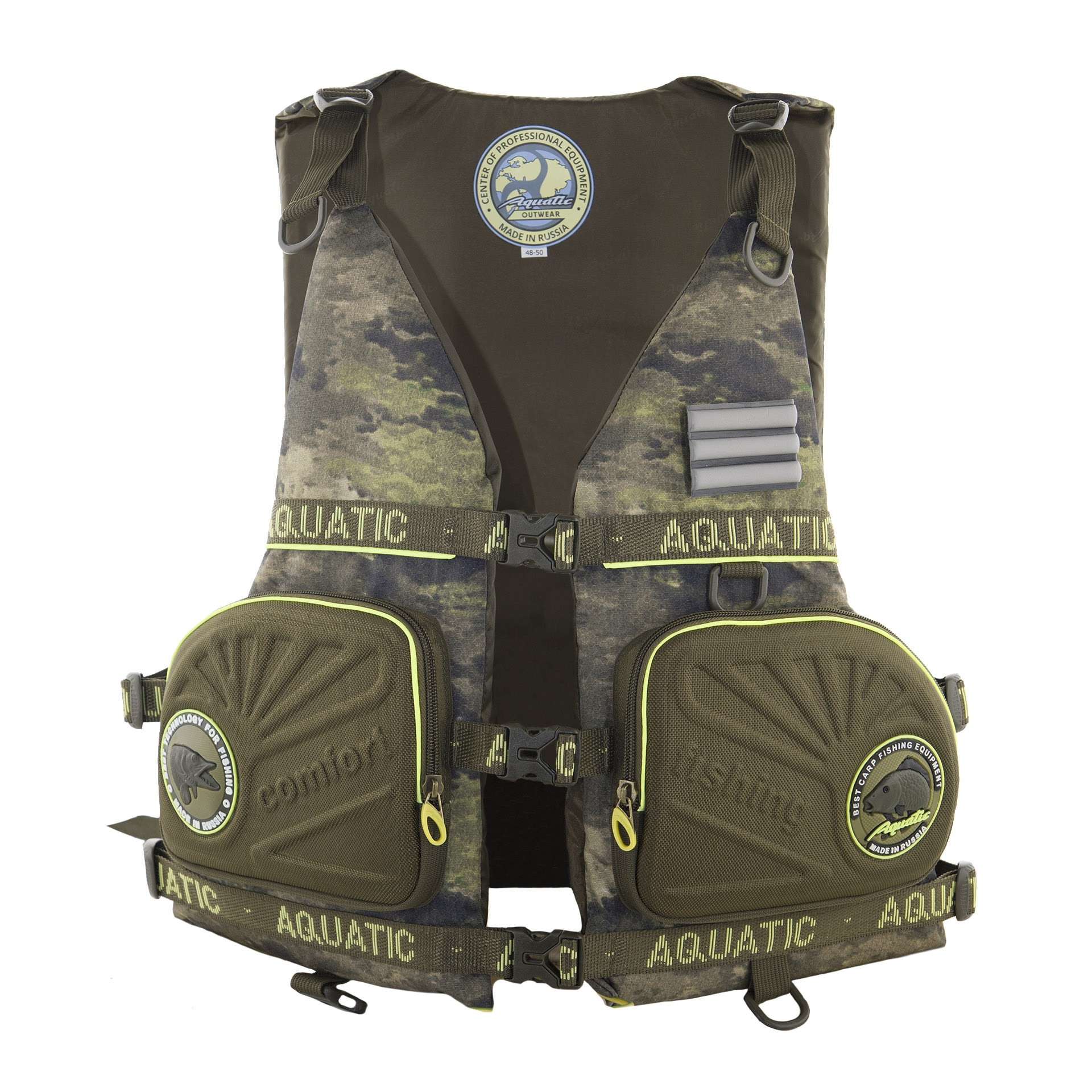 Жилет страховочный Aquatic Камуфляж 2021  Жилет страховочный Aquatic Камуфляж 2021