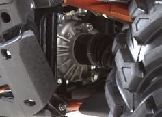 Рама и подвеска: изогнутые рычаги, увеличенный ход подвески