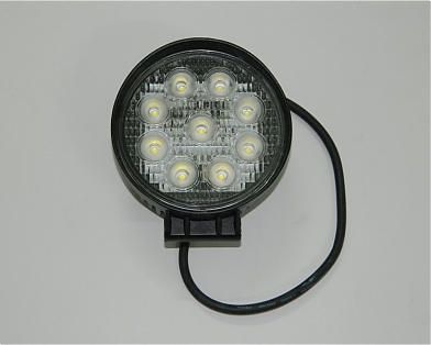Дополнительный свет круглый LED 27W (9*3W) Дополнительный свет круглый LED 27W (9*3W)